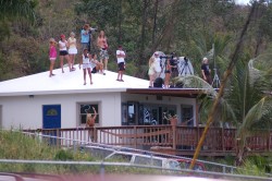 Did the guy who designed this roof ever envision this sort of loading?